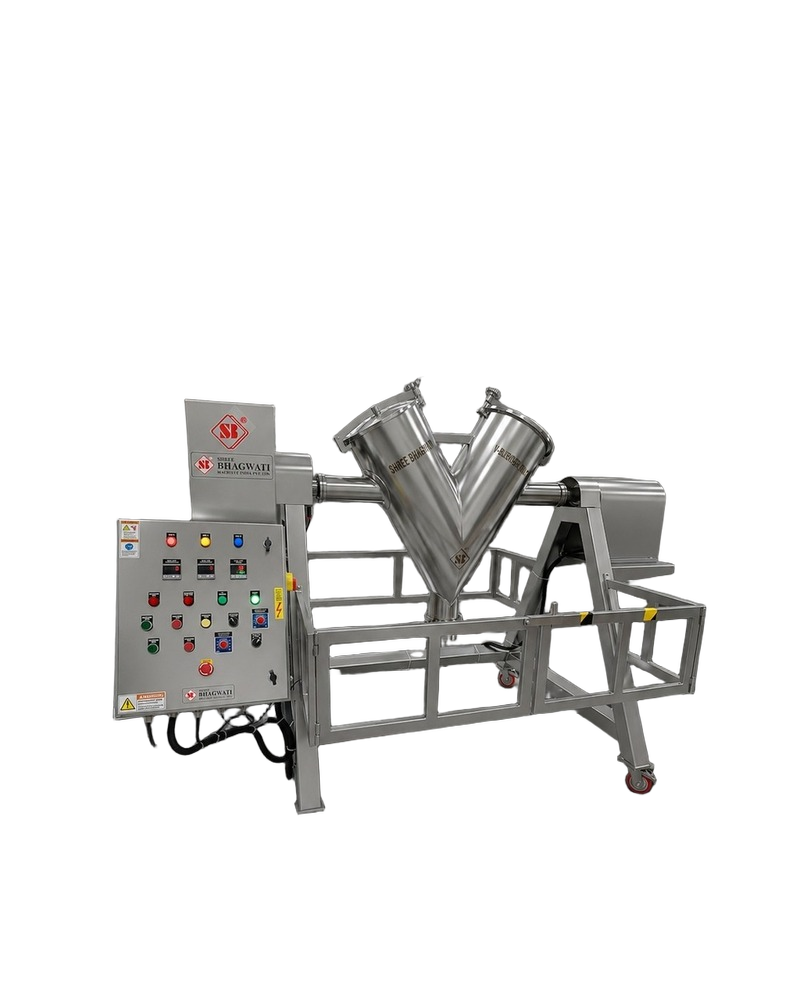 V Blender Powder Mixing Machine - 200 Kgs