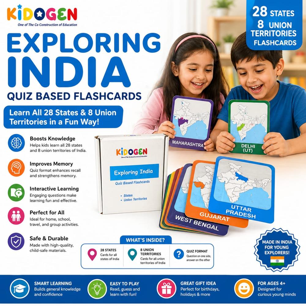 Exploring India - Binding: Cards