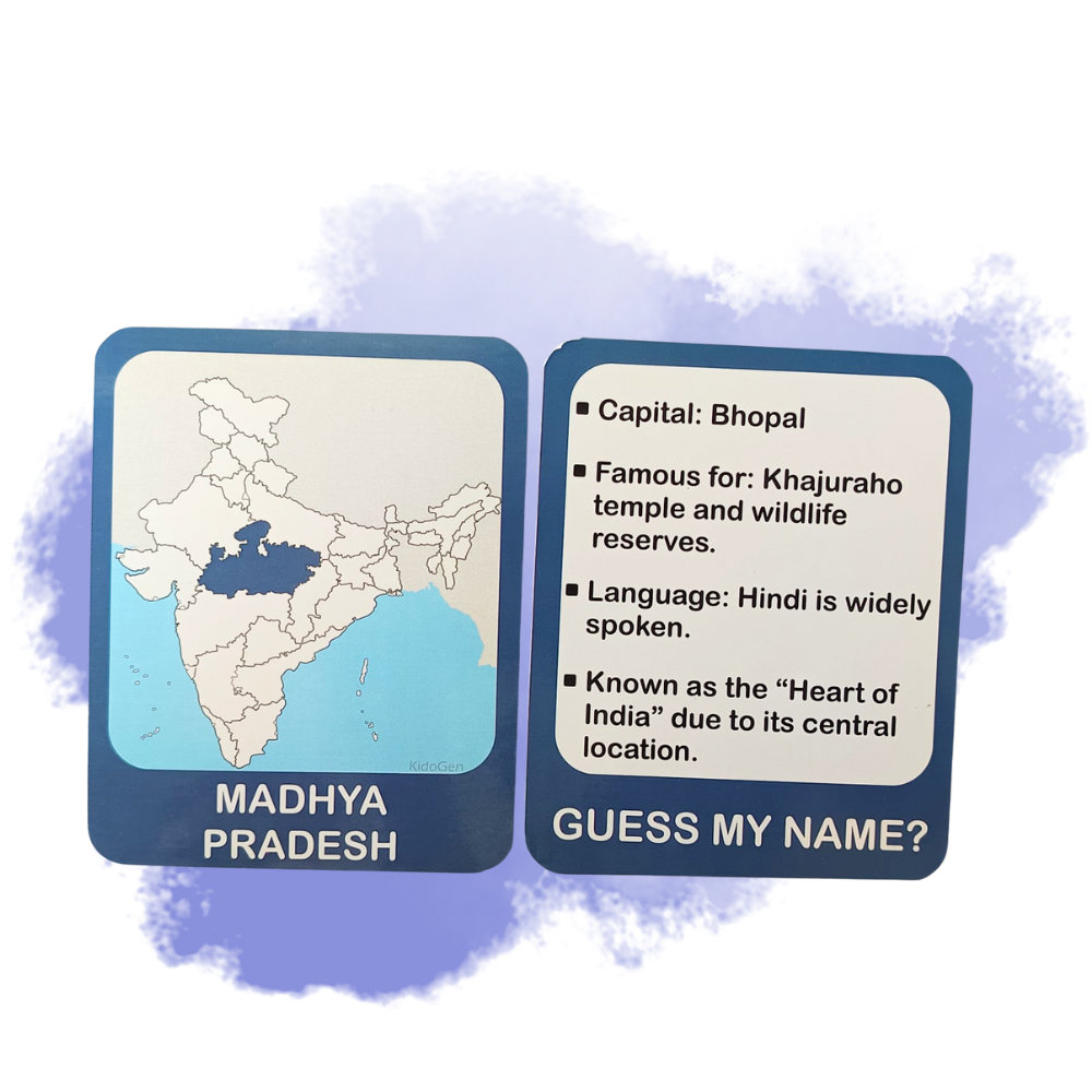 Exploring India - Binding: Cards