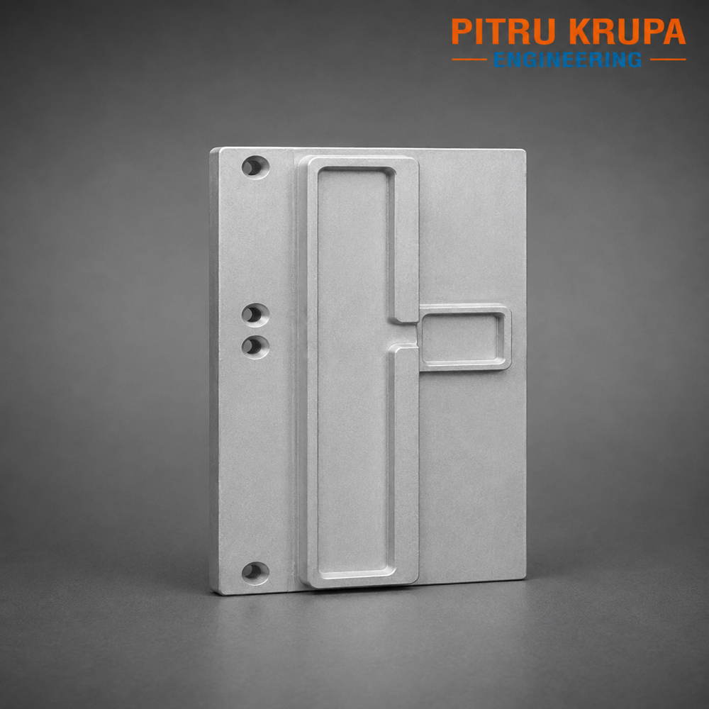 CNC Machined Aluminium Mounting Plate