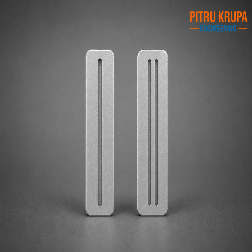 CNC Machined Aluminium Slotted Mounting Bar