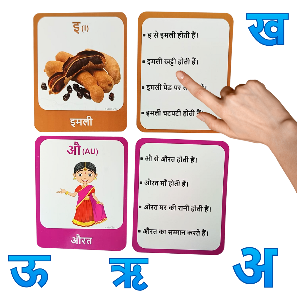 Hindi Varnmala - Binding: Cards