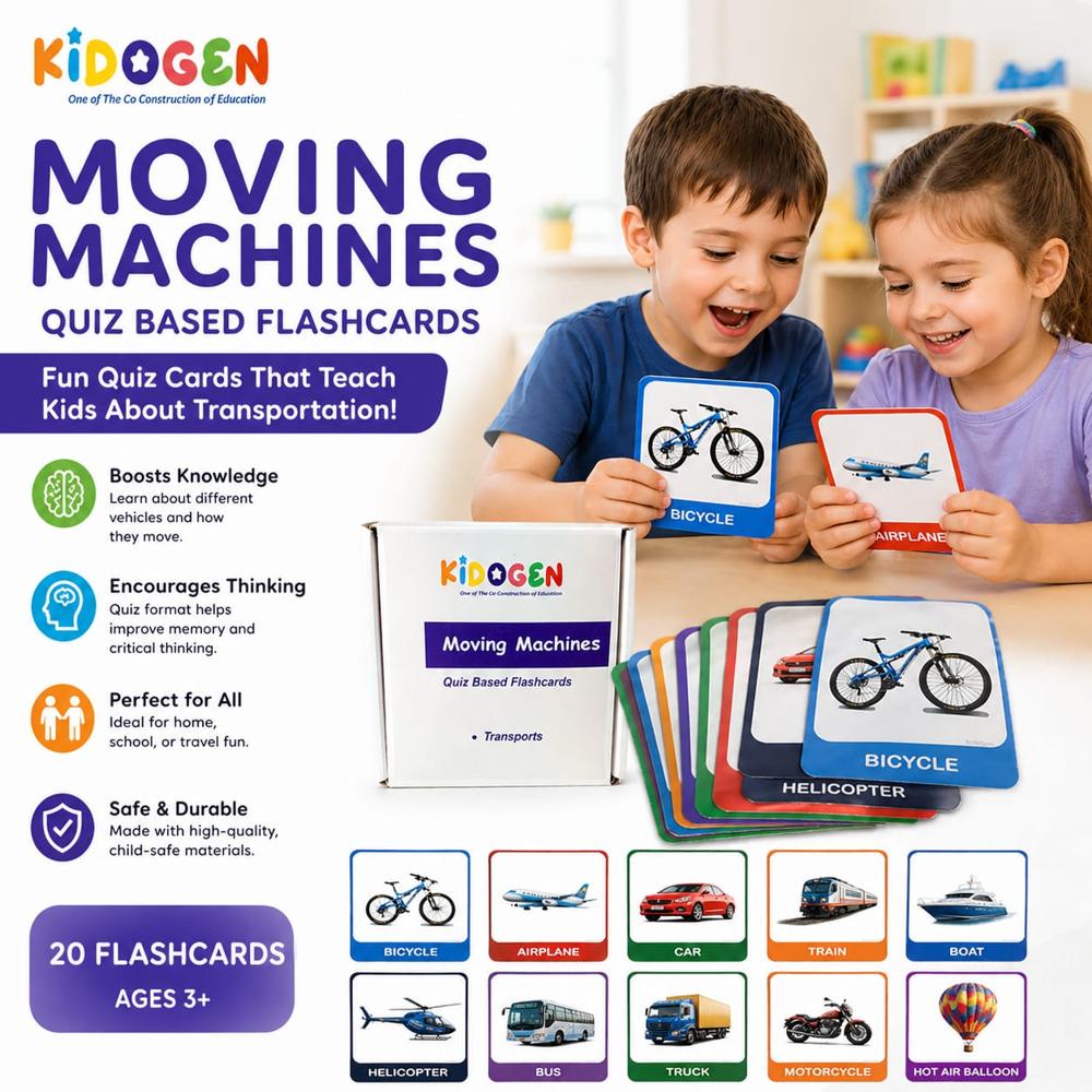 Moving Machine Book - Binding: Cards
