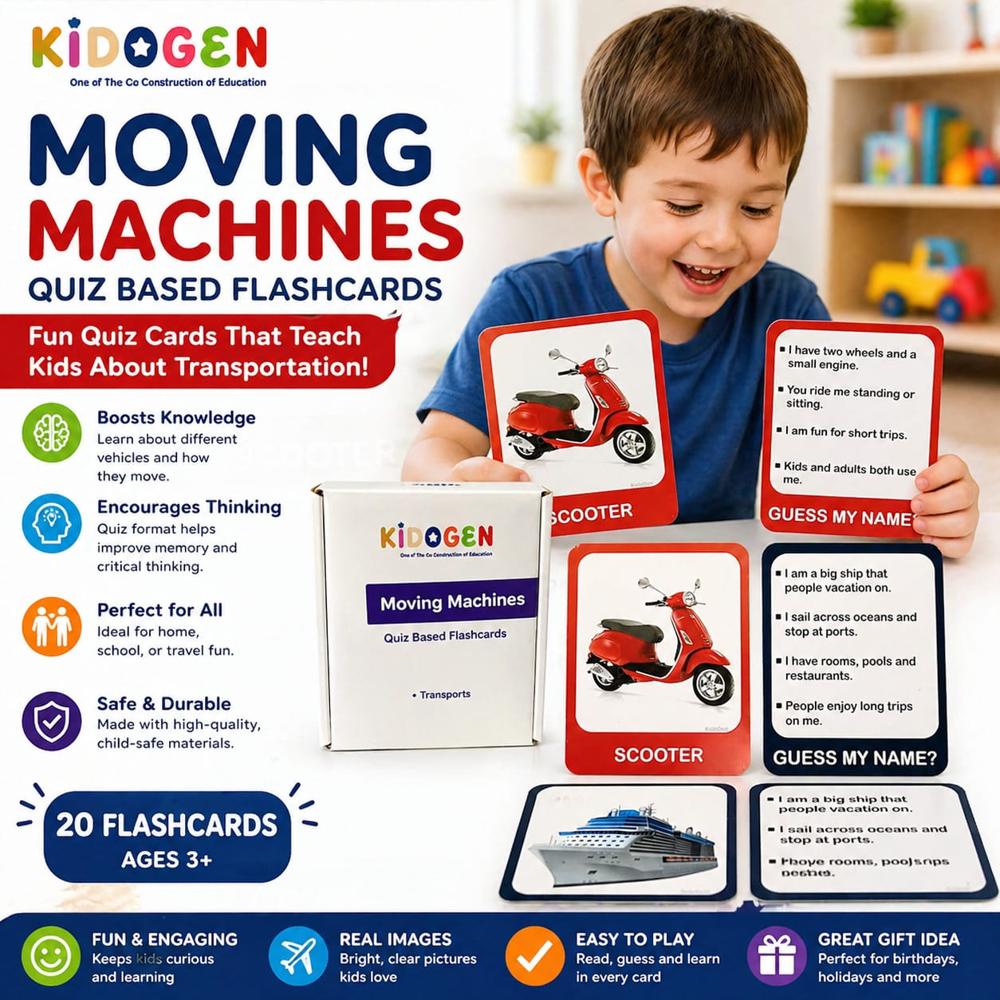 Moving Machine Book - Binding: Cards