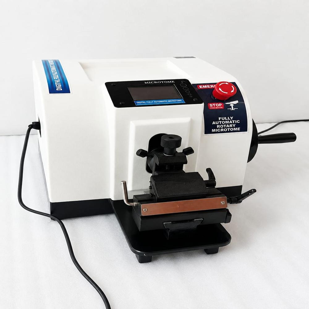 Fully Automatic Rotary Microtome - Precision Cutting Technology | Enhanced User Experience, Ergonomic Design, Reliable Performance