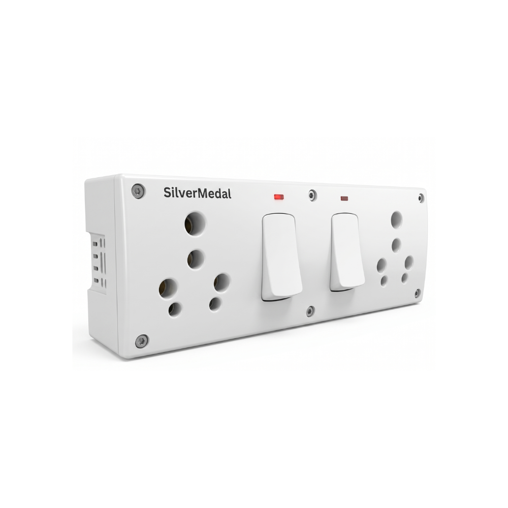 16 Amp Double Combined With Box