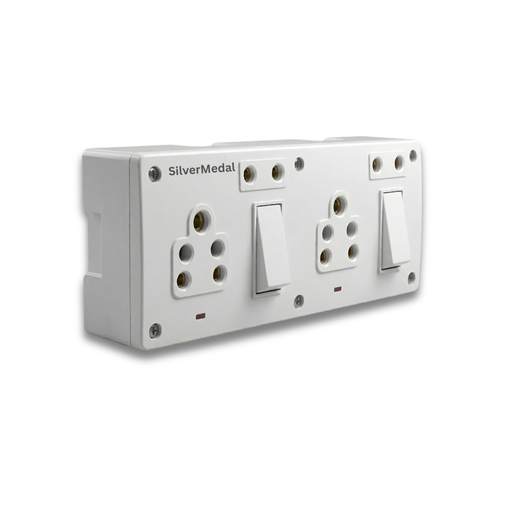 6 Amp Double Combined With Box