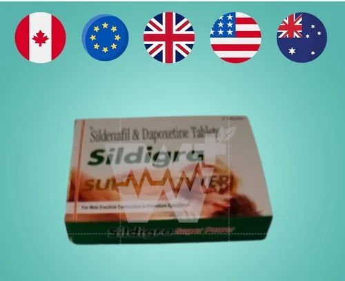 Sildigra Super Power Sildenafil and Dapoxetine Tablets