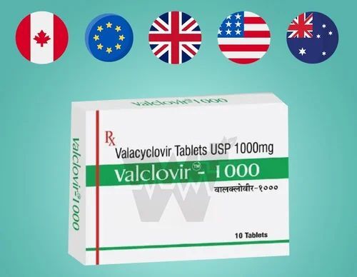 Valacyclovir Valclovir 1000mg Tablets