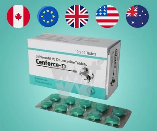Cenforce Sildenafil 100 + Dapoxetine 60 Tablets