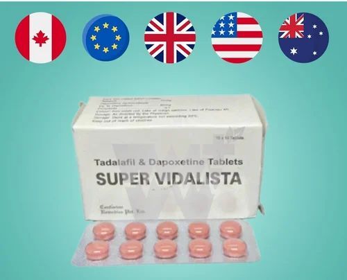 Super Vidalista Tadalafil and Dapoxetine Tablets