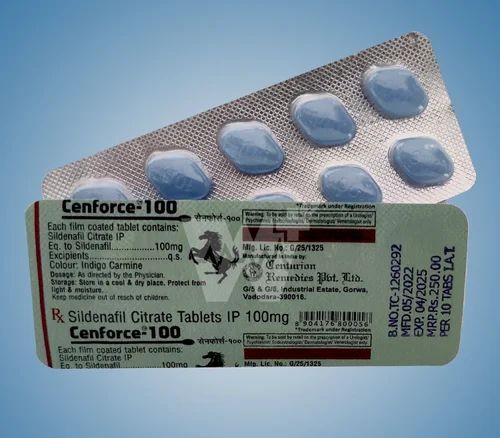 Cenforce 100 Mg Tablet (Sildenafil Citrate)