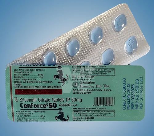 Cenforce 50 (Centurion Laboratories Pvt. Ltd.)