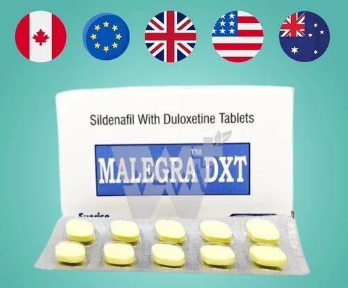 Malegra DXT Sildenafil 100mg+Duloxetine 30mg Tablets