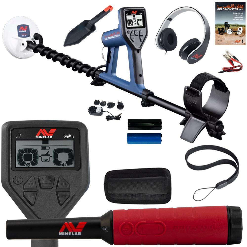 Minelab GOLD MONSTER 1000 Gold Detector with PRO-FIND 40 Pinpointer