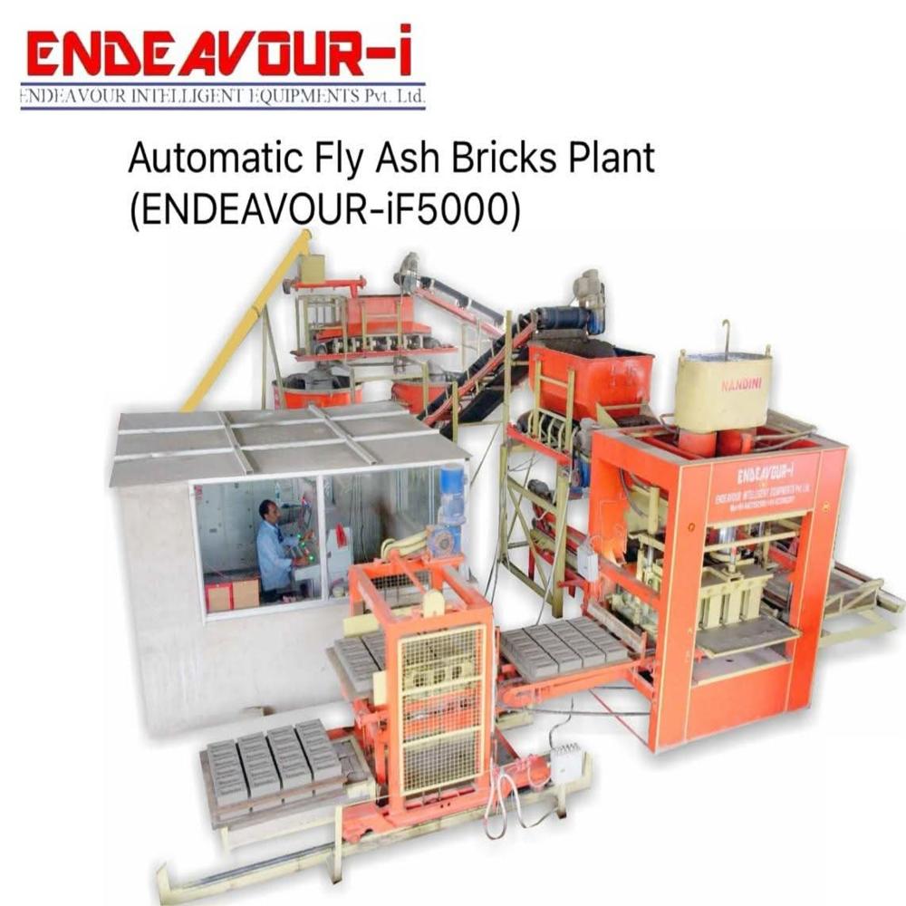 Fully Automatic Fly Ash Brick Plant - Ms Material, Automatic Grade | Warranty Included, Non-computerized Operation
