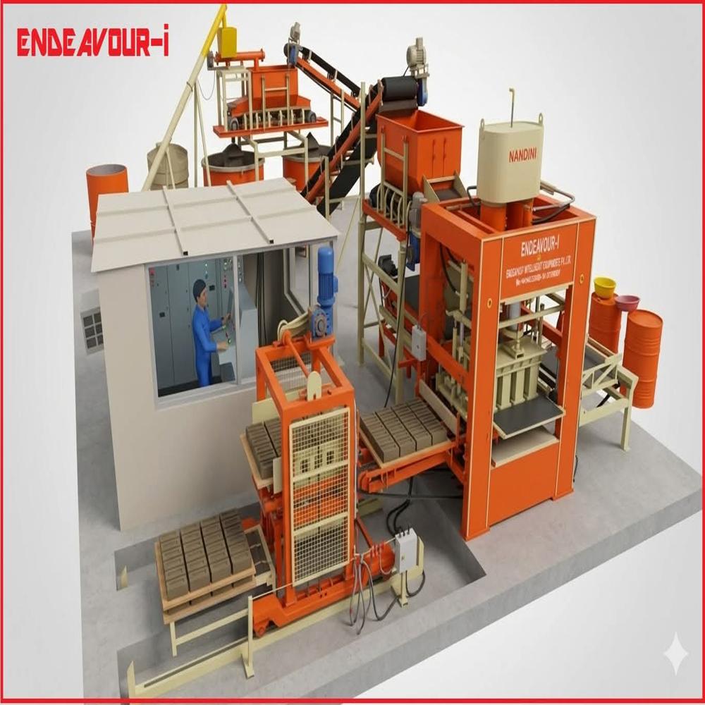 Fully Automatic Fly Ash Brick Plant - Ms Material, Automatic Grade | Warranty Included, Non-computerized Operation