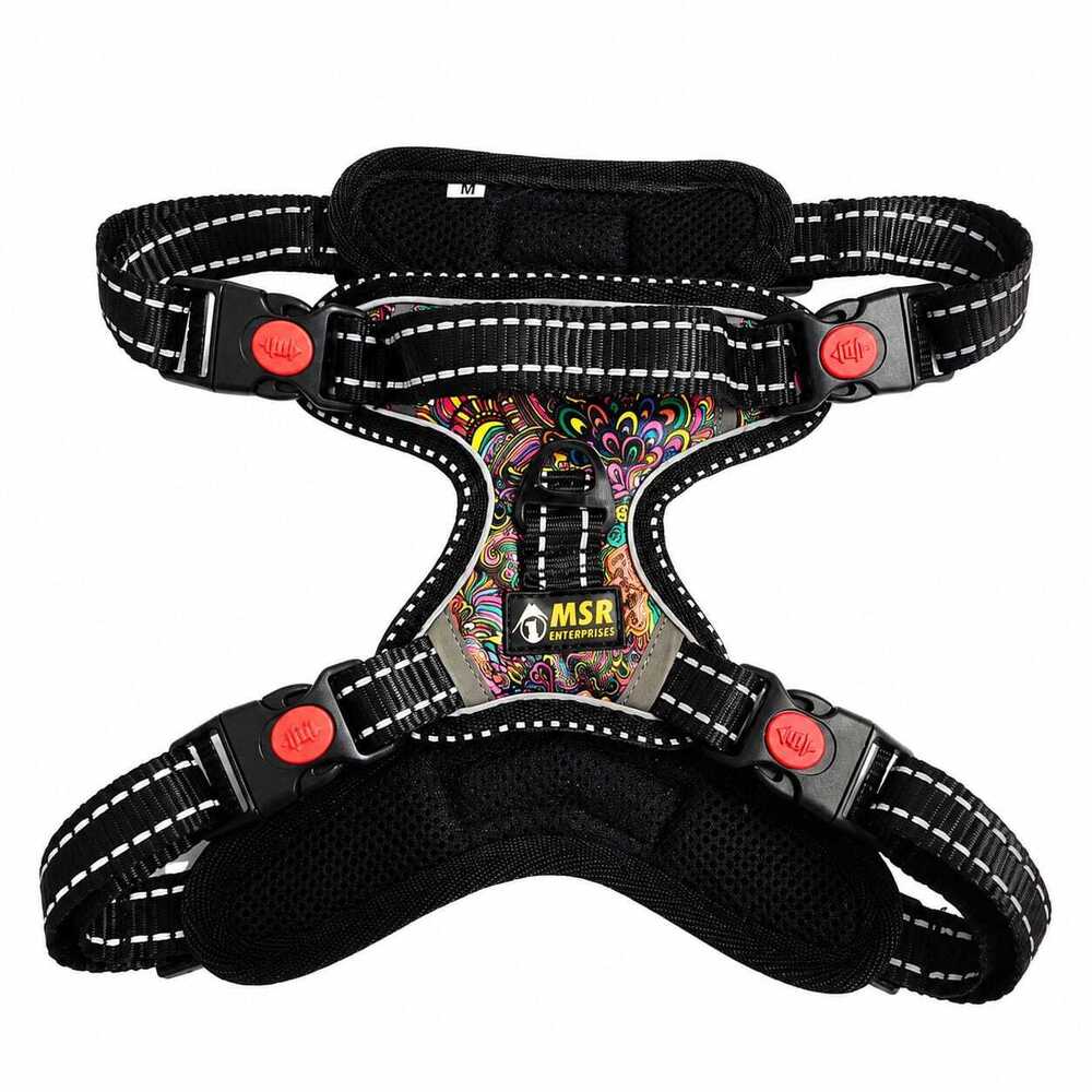 Dog Harness Double Chest Reflective