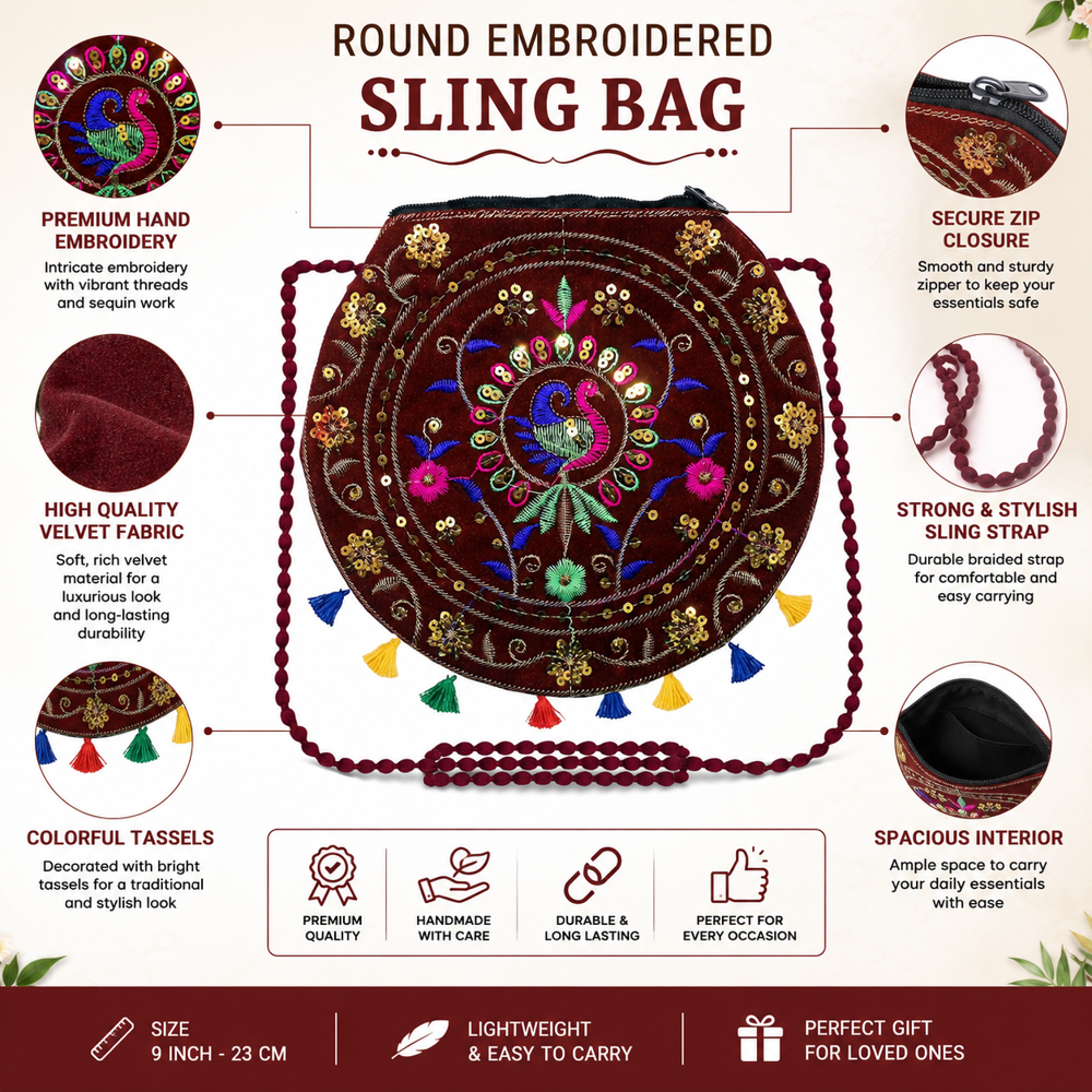 Women Designer Ethnic Shoulder Bag