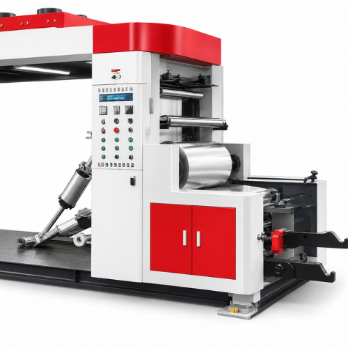 Hdpe Bag Printing Machine - Film Material, 20 Inches Width, 2 To 8 Colors | 100 Printing Speed, Plc Control, Fully Computerized, Automatic System