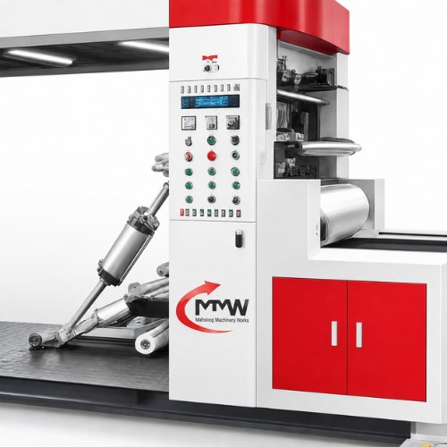 Hdpe Bag Printing Machine - Film Material, 20 Inches Width, 2 To 8 Colors | 100 Printing Speed, Plc Control, Fully Computerized, Automatic System