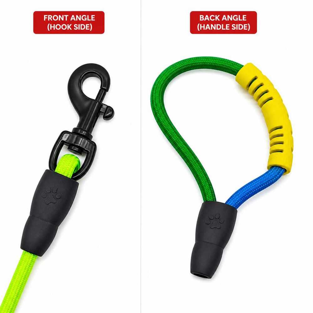 Dog Leash Rainbow Rope