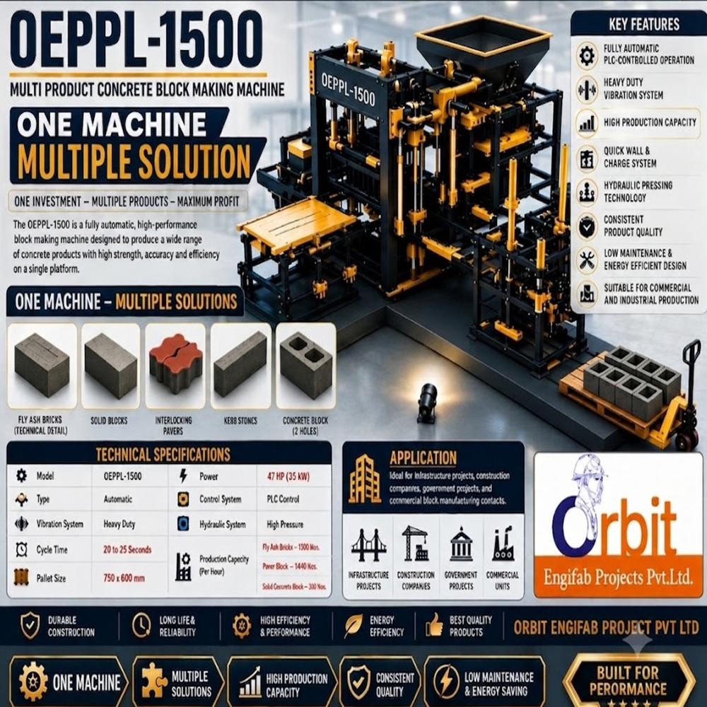 interlocking brick making  machine