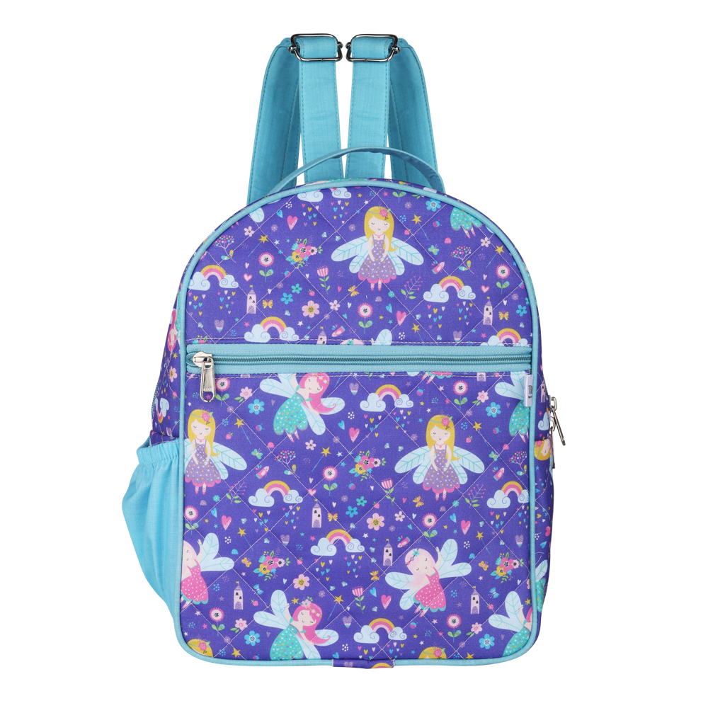 Purple Fairy Print Kids Backpack