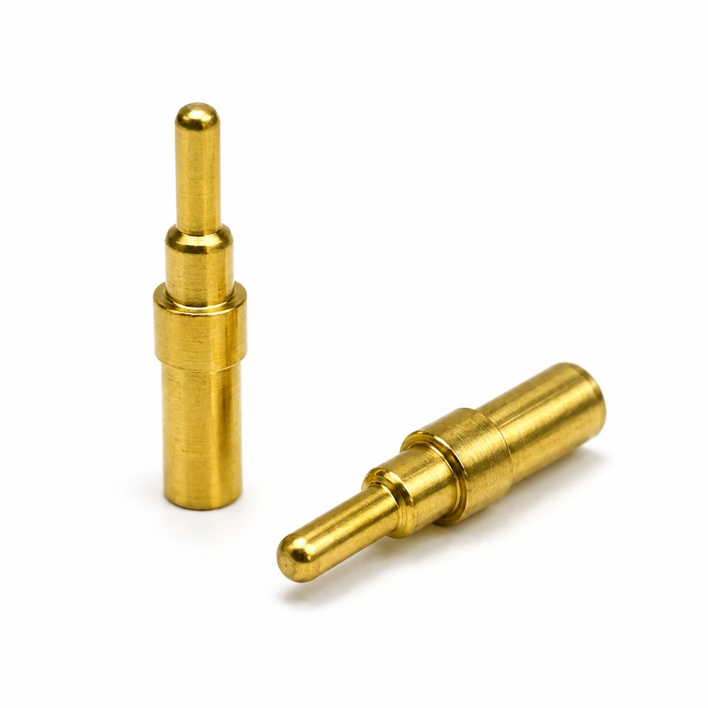 Brass Male & Female Pins for EV Charging Guns