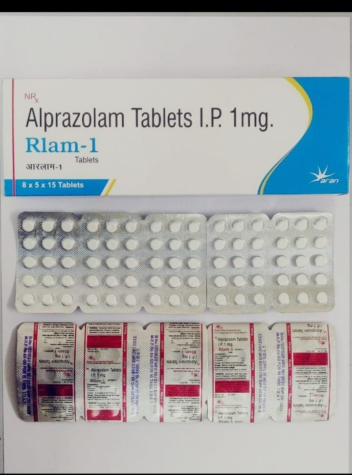 Rlam 1 alprazolam 1mg Tabs