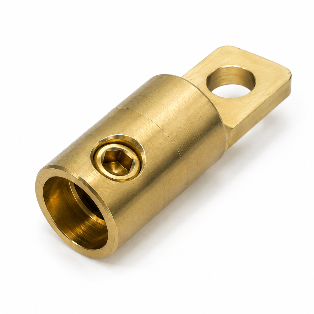 High-Current Brass Busbar Terminals