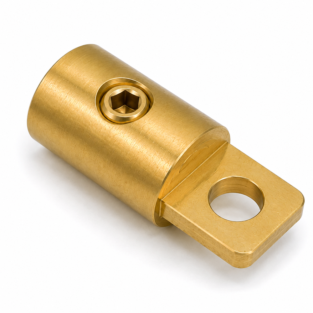 High-Current Brass Busbar Terminals