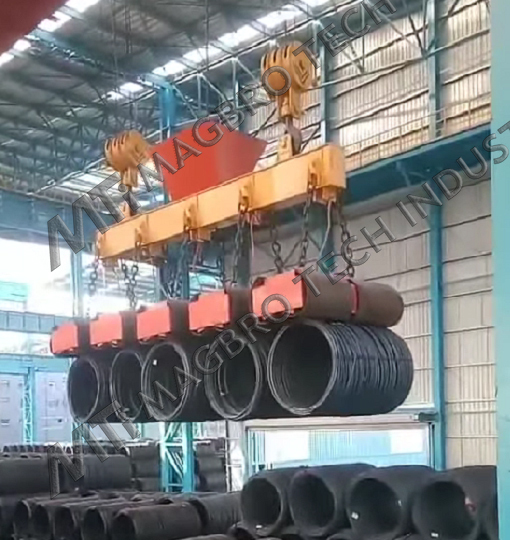 Rectangular And Bipolar Lifting Magnet