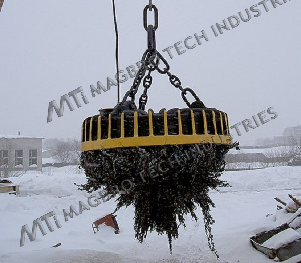Circular And Scrap Lifting Magnet