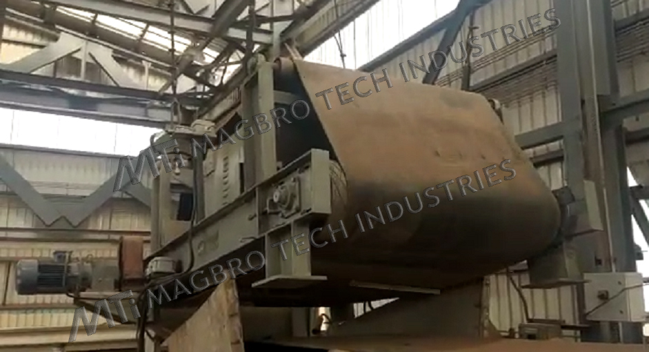 Electromagnetic Overband Magnetic Separator