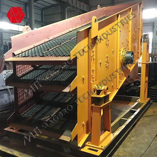 Eccentric Type And Circular Motion Vibratory Screen