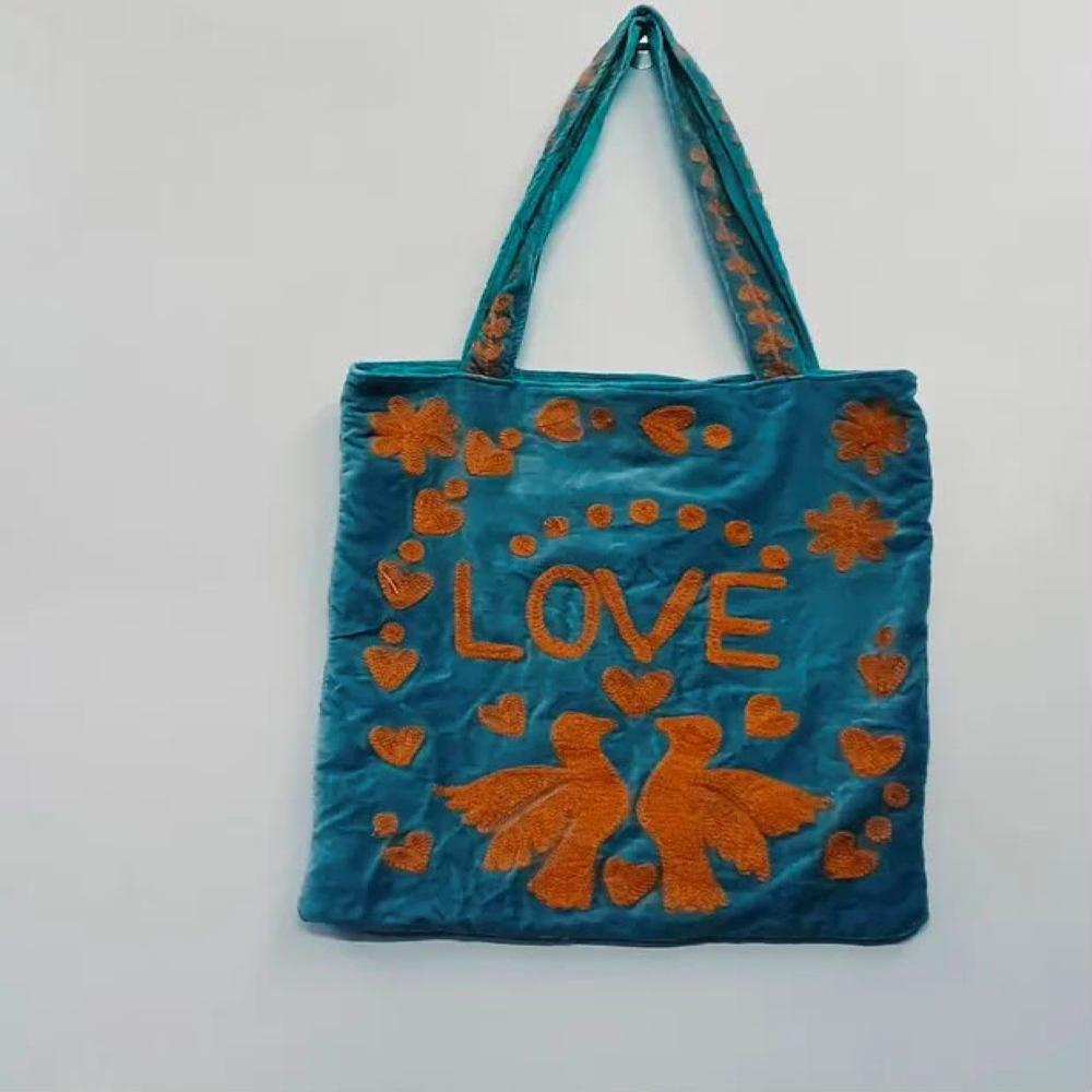 Velvet Suzani Shoulder Bags