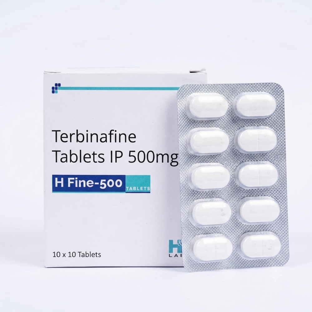 H-FINE 500 Terbinafine Tablets 