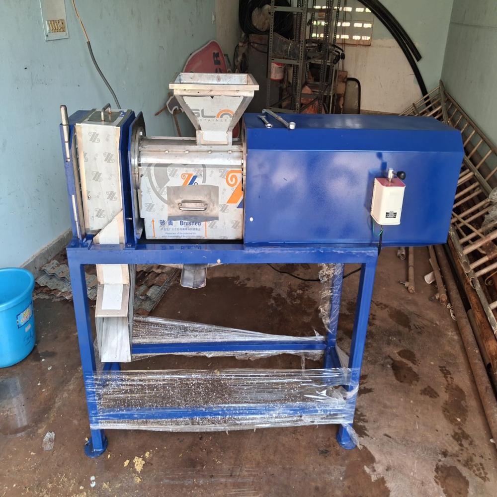 Mariya Single Screw Press Pomegranate Juice Extractor Machine
