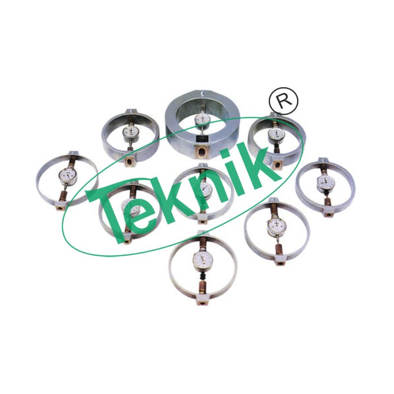 Proving Ring With Gauge - Special Steel Construction, Various Capacities Available | Integral Design For Maximum Accuracy & Stability, Includes Calibration Chart