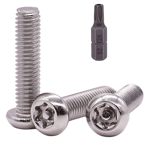 Stainless Steel Pin Torx Button Head Machine Screw