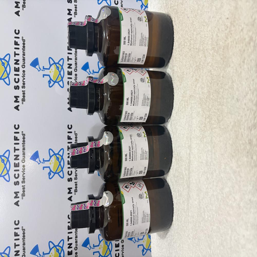 Methanol specially dried 500ml Merck