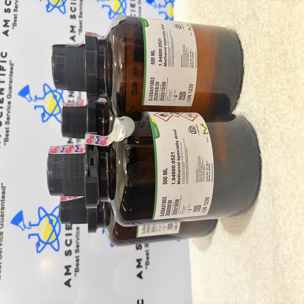 Methanol specially dried 500ml Merck