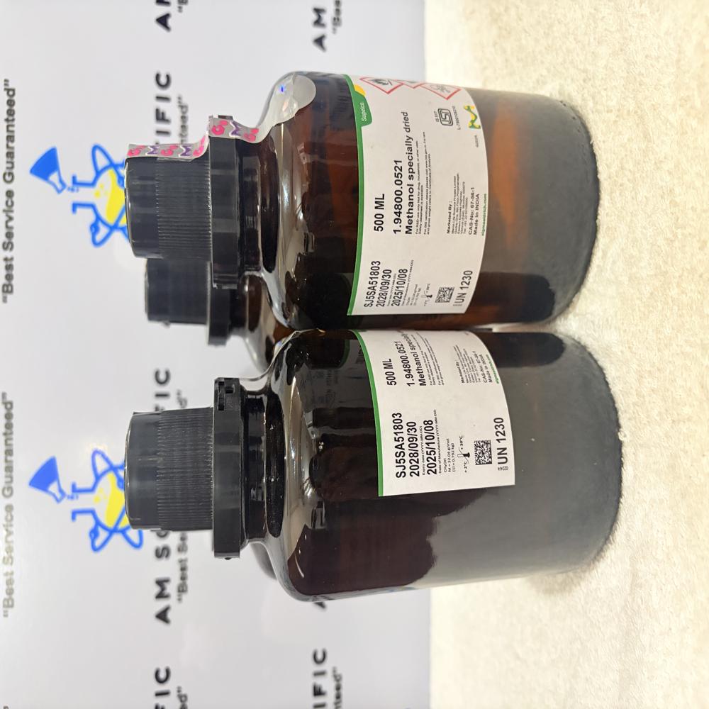 Methanol specially dried 500ml Merck