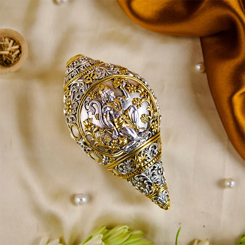 Bajrangbali Hanuman Shankh  5 Inch