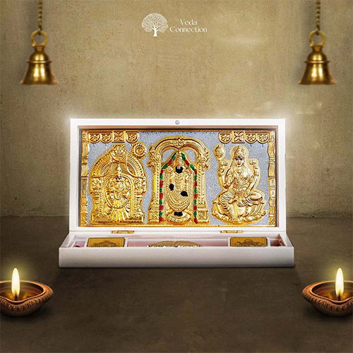 Balaji Pocket Temple Mandir 24 Karat Gold Plated