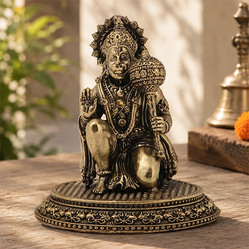 Brass Hanuman Ji Idol