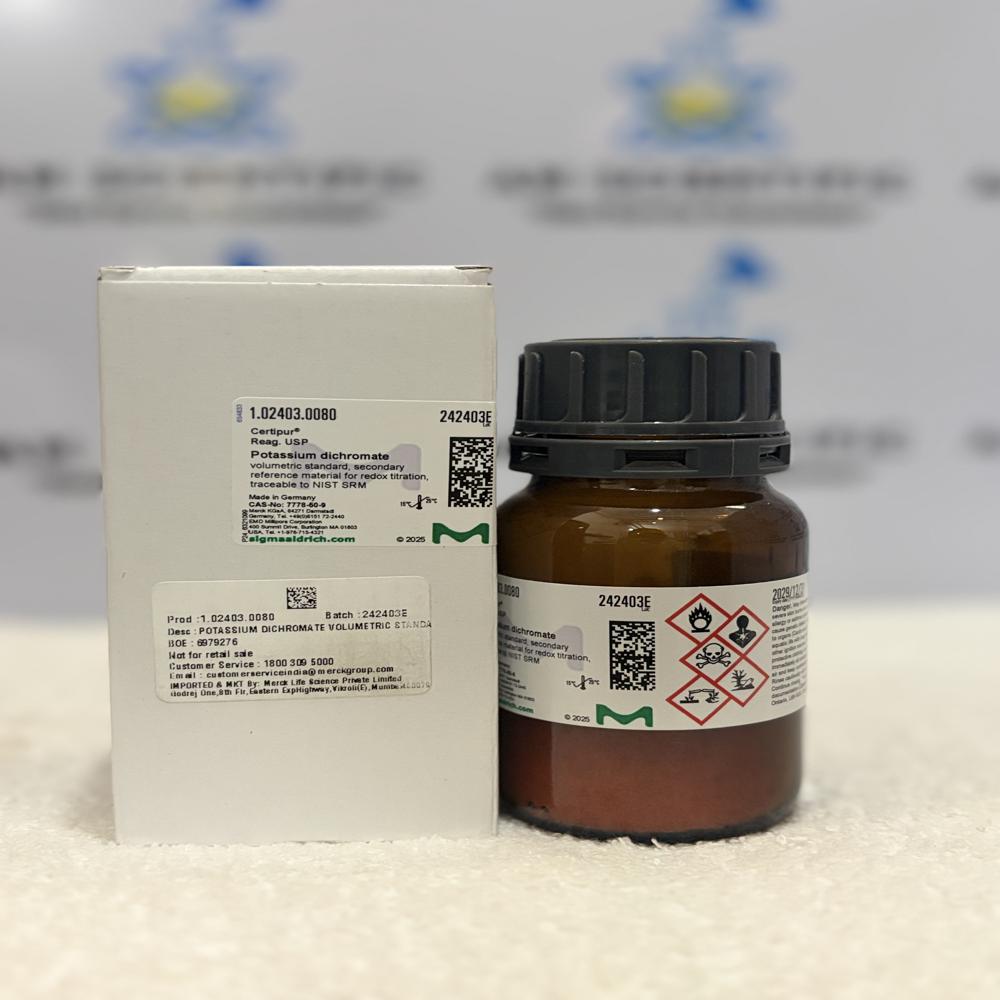 Potassium Dichromate Volumetric Standard 80g Merck