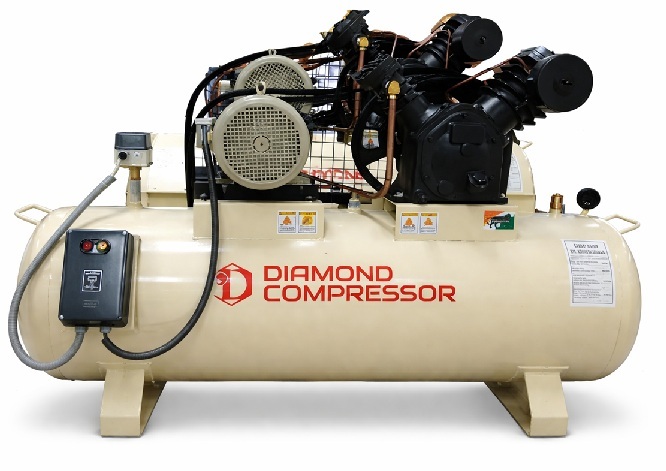 Diamond Brand Single Stage Lubricated Reciprocating Air Compressor