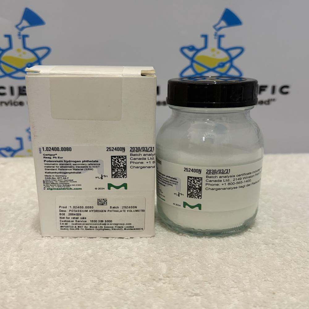 Potassium Hydrogen Phthalate Volumetric Standard 80g Merck
